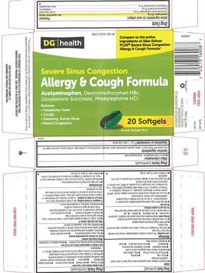 Dg Day Severe Sinus Congestion Carton Label